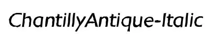 ChantillyAntique-Italic