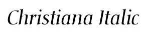 Christiana Italic