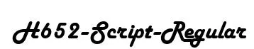 H652-Script-Regular