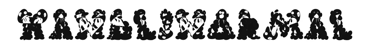 Handlinormal original font preview