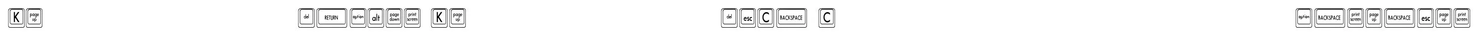 Keyboard KeysCn Condensed