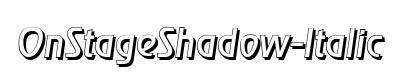 OnStageShadow-Italic