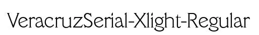 VeracruzSerial-Xlight-Regular