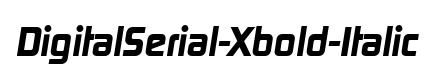 DigitalSerial-Xbold-Italic
