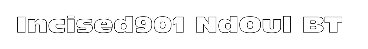 Incised901 NdOul BT original font preview