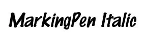 MarkingPen Italic