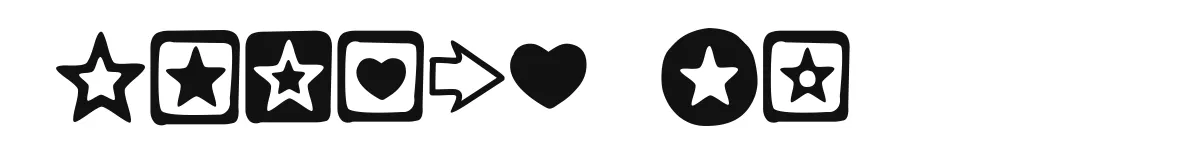 Charms BV original font preview