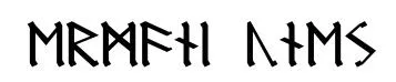 Germanic Runes original font preview