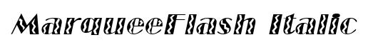 MarqueeFlash Italic