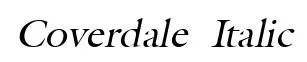 Coverdale  Italic