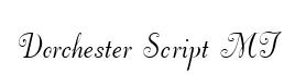 Dorchester Script MT