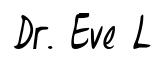 Dr. Eve L original font preview