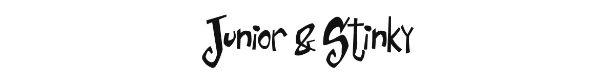 Junior & Stinky original font preview