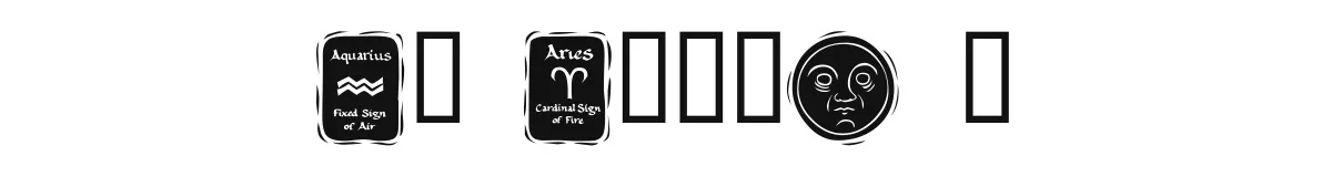 KR Astro 3 original font preview