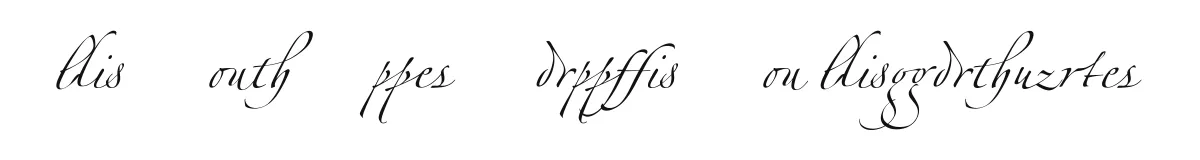 LinotypeZapfino Ligature original font preview