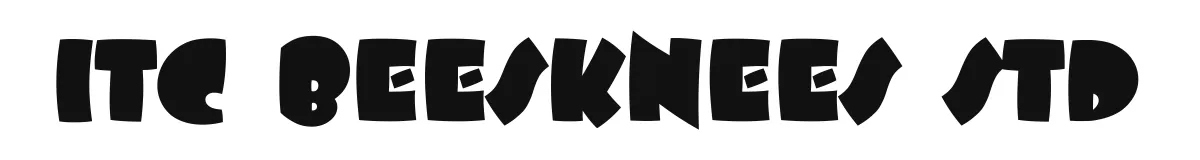ITC Beesknees Std original font preview