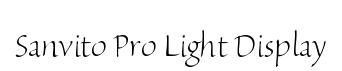 Sanvito Pro Light Display