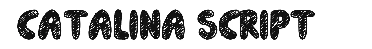 Catalina Script original font preview