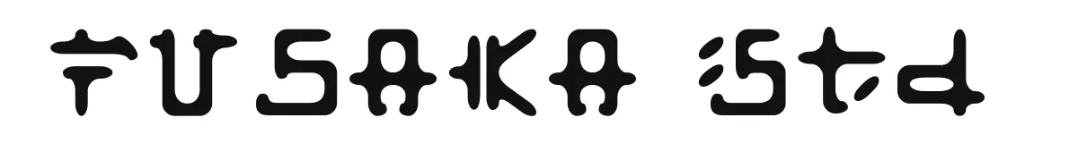 Fusaka Std original font preview