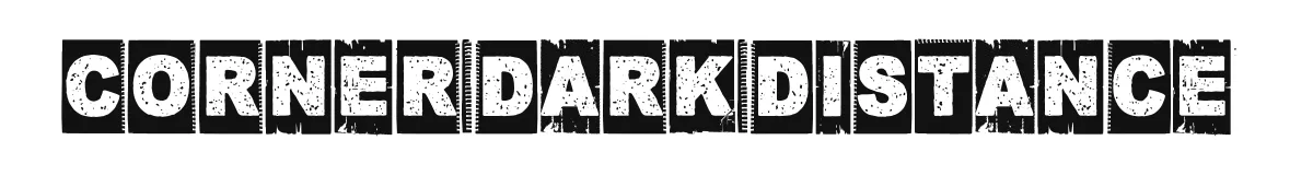 Corner Dark Distance original font preview