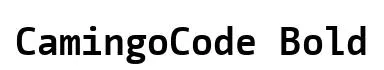 CamingoCode Bold