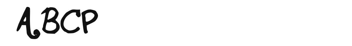 ABCP original font preview