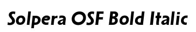 Solpera OSF Bold Italic