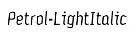 Petrol-LightItalic