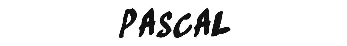 Pascal original font preview