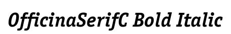 OfficinaSerifC Bold Italic