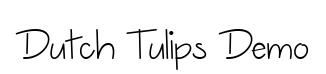 Dutch Tulips Demo