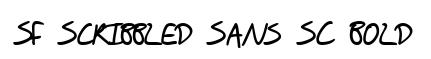 SF Scribbled Sans SC Bold