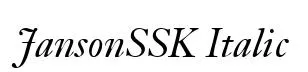 JansonSSK Italic