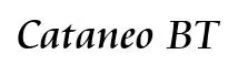 Cataneo BT original font preview