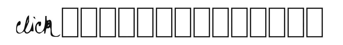 Clickclickclick original font preview