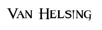 Van Helsing font preview
