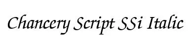 Chancery Script SSi Italic