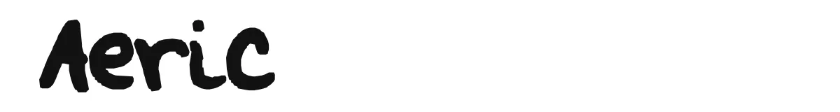 Aeric original font preview