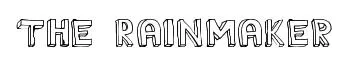 The Rainmaker font preview