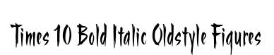 Times 10 Bold Italic Oldstyle Figures