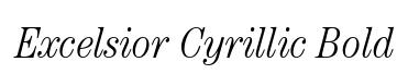 Excelsior Cyrillic Bold