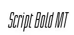 Script Bold MT