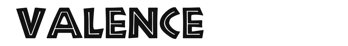 Valence original font preview