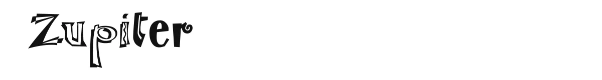 Zupiter original font preview