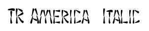 TR America  Italic