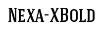 Nexa-XBold font preview