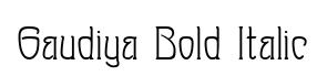 Gaudiya Bold Italic