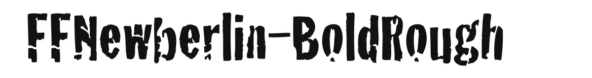 FFNewberlin-BoldRough font preview