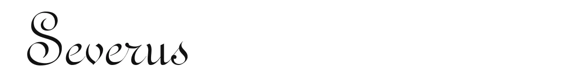 Severus original font preview