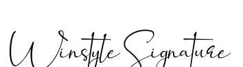 Winstyle Signature